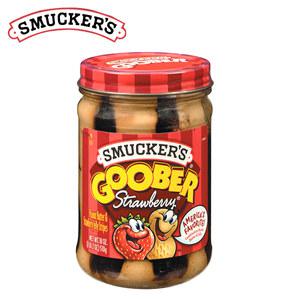 스머커즈 구버 스트로베리 피넛버터 잼 510g