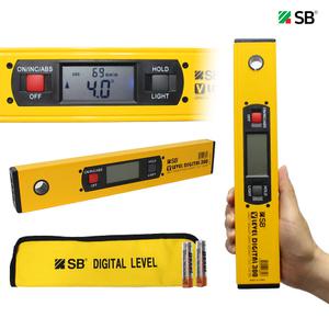 에스비-12 V홈 디지털 수평계 VLD-300 국산 에스비 수평대 자 평형계 