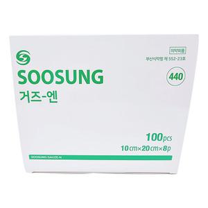 수성 접은거즈 10cmX20cmX8p 100매 의료용 드레싱