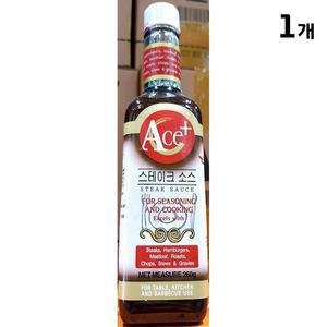 [XBJ70J4N_47]스테이크소스 ACE 260g 스테이크양념 액상소스