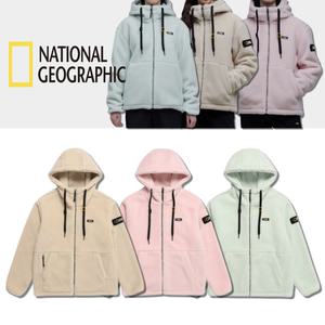 국내매장 정품(백화점) 내셔널지오그래픽 후드집업 여성 뽀글이자켓 플리스후드 캠핑 N234UFJ910