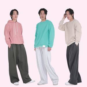 [네오플레인] 2Pack 투턱 와이드 트레이닝 기모 팬츠