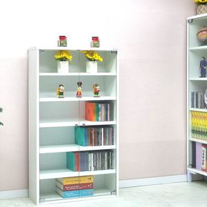 드림퍼니처 베스트1036 유리문 깊이19cm 6단 CD장식장 4단 DVD수납장 만화책 피규어진열장 소품장 틈새장 다용도