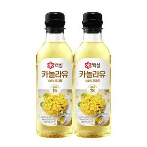 [CJ] 백설 카놀라유 500ml x2개