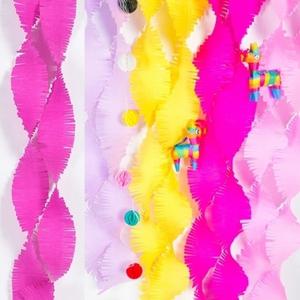 회오리 (핫핑크) 파티스트리머 가랜드 커튼 PW-SA