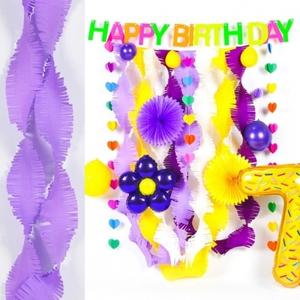 파티스트리머 회오리 (라벤더) 커튼 PW-SA 가랜드