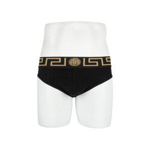 [베르사체] 삼각 남자팬티 바디프로필 속옷 블랙 AU10027 A232741 A80G