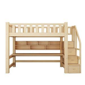 책상 겸용 침대 우드 캐비넷 책상형 계단 옷장 테이블