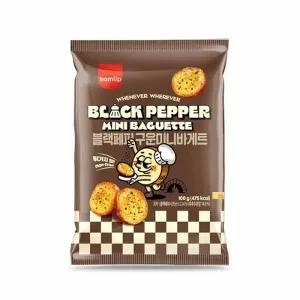 [오티삼립]블랙페퍼 구운미니바게트 100g 16봉