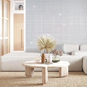 실크벽지 5고급0cmX2.5m 타탄 입체꽃그레이/포인트 시트지