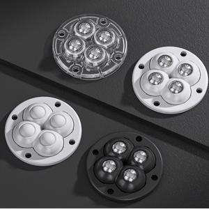 4구 다용도 볼캐스터 접착식 무타공 이동바퀴 미니바퀴(4P 1세트)