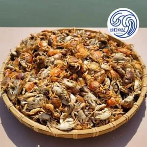 바다어보 국산 베이비크랩 300g 튀김용 미니게튀김 작은게 칠게 안주 육수