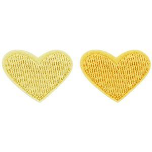 열접착패치 티셔츠리폼 노랑 20개세트