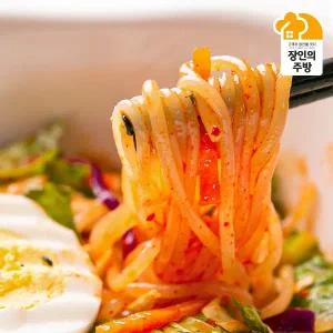 [양동규장인]새콤달콤 쫄깃한 쫄면 6인분(면200g6봉+소스50g6봉) 소포장 간편조리