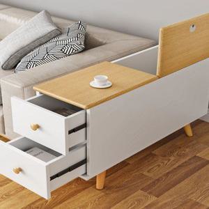 북유럽 틈새 서랍장 소파옆 협탁 선반 수납장 캐비닛 인테리어 침실 와이드 모던