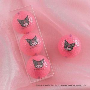 산리오 골프공 쿠로미 시나모롤 마이멜로디 품품푸린 캐릭터 카스코