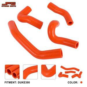 KTM DUKE390 바이크 라디에이터 오프로드 더트 모토크로스 오토바이 차량용 액세서리 실리카 튜브 키트 부품 호스 수도관
