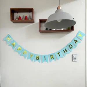 생일축하 가랜드