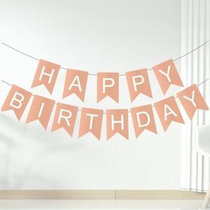 생일가랜드 파티장식 배너 포토존 꾸미기소품 테이블세팅 풍선 현수막 인테리어 핑크세트