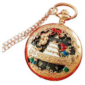 레트로 회중시계 오르골 뮤직 목걸이 아라비아