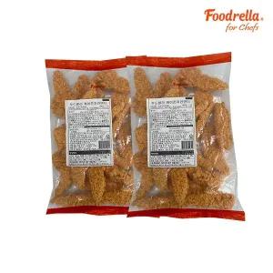 [푸드렐라 for chefs]업소용 케이준치킨텐더 1kg 2개