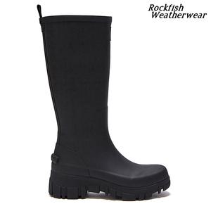 락피쉬 플랫폼 레인부츠 롱 블랙 (FLATFORM RAIN BOOTS LONG-BLACK)