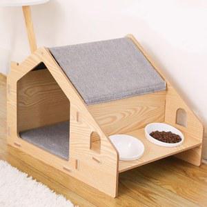 올인원 강아지 원목 하우스 시골 마당 멍멍이 반려견 야외용 개집 나무 목제 애견하우스