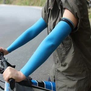 자외선차단 쿨토시 쾌적쿨링 스포츠팔토시 L 블루