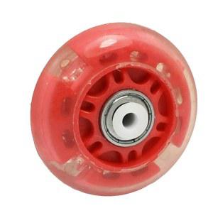 Qtqgoitem 샤이닝 컬러풀한 2.8인치 다이아 베어링 인라인 휠 클리어 레드 스케이트화 (모델: 2cb 38c 186 401 d12)