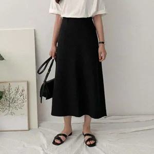 [에이와비]#AWABMADE:_찰떡플레어롱스커트 -키작녀/1color/2size