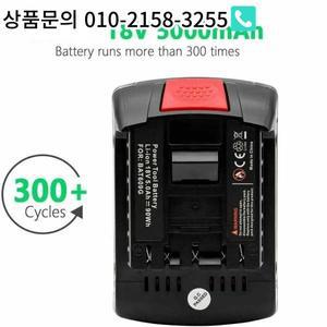 BOSCH 18V 6.0Ah 리튬 이온 배터리 GBA 4.0/5.0 전문 GSR BAT609 충전식 용