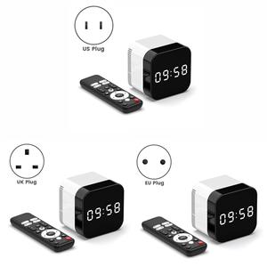 H96 시계 TV 비디오 디코딩 Android14 8K Wifi6 미디어 플레이어 TV 수신기 BT5.0 음성 원격 EU 플매트 카