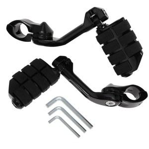 1.25 고속도로 페그 할리 데이비슨 투어링 스트리트 로드 킹 스포츠스터 다이나 소프트 1 1/4 32mm 엔진 가드 롱 앵글 조절식 모토 L125BK