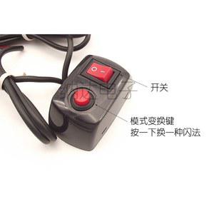 오토바이 경고 깜빡이 자동차 1연2초광 LED 개조중 인플루언서 블루장식 가로등 강한