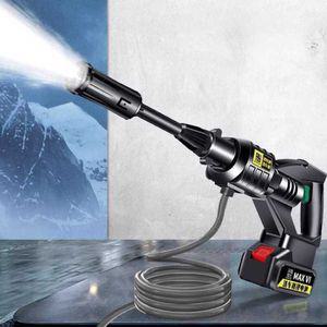 배터리 충전식 고압물총 휴대용 세척기 자동차 무선 워터건