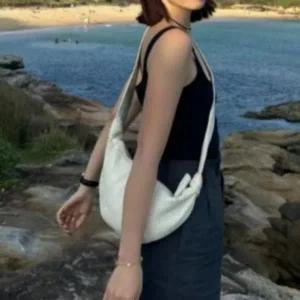 여성 크로와상 데일리 캐주얼 크로스백 클래식 레트로 (WFJ9IDC)