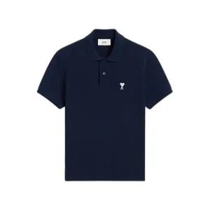 [아미] 스몰 하트 로고 폴로 셔츠 나이트 블루 HPL060760 430