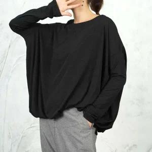 벅시루 여성 고무줄 만세 벌룬핏 긴팔티 민소매 세트 여자 데일리 여름 쿨링 스판 상의