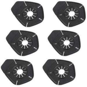 6 PCS 자동차 앞유리 와이퍼 구멍 보호 커버 실리콘 앞유리 와이퍼 암 구멍 보호 먼지 커버 전면 와이퍼 보호 가드 보호 패드 대부분의 자동차, SUV, 트럭의 막힘을 방지합니다