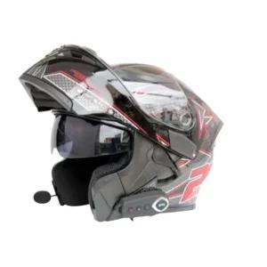 시스템헬멧 오토바이 헬멧 블루투스 풀페이스 미러 하프 오픈