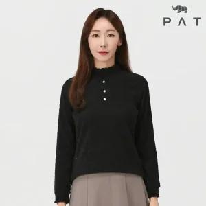 [PAT 여성] 레이스 목크넥 블라우스_1J85401