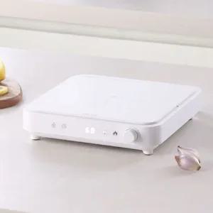 [밀스] 저소음 듀얼팬 컴팩트 파워 인덕션 1구 화이트