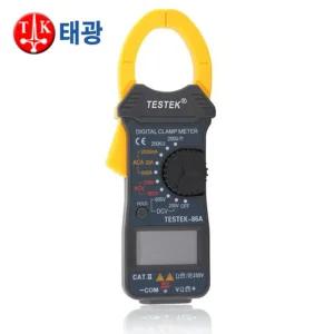 태광전자-디지털 클램프테스터 TESTEK-86A 600V (1EA)/후크/메타/테스터기/디지털/멀티미터/전압/측정기