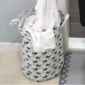 린넨 장난감정리함 패브릭 바스켓 고래_23048712