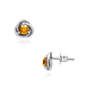 판도라 292334C04 허니 이터니티 서클 스터드 귀걸이(11월탄생석)