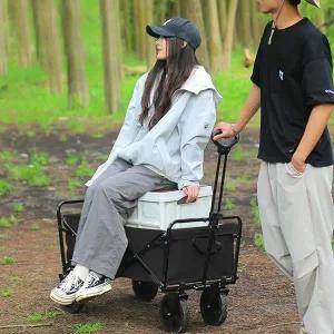 접이식 웨건 캠핑 카트 간이 캐리어 손수레 캠핑캐리어 접이식수레