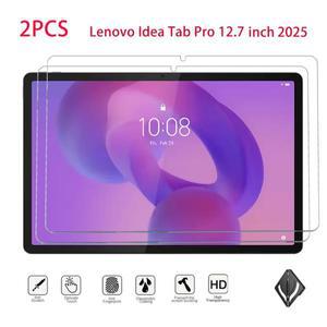 레노버 아이디어 탭 프로 12.7 인치 2025 필름 유리 투명 고화질 강화 유리에 대 한 2Pcs 화면 강화 보호
