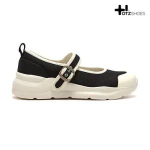 오찌 시닉 스트랩 메리제인 블랙 화이트 스니커즈