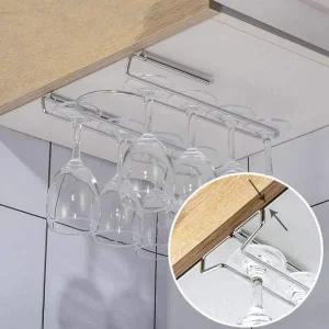 [셀러에이드]올스텐 와인잔 랙 걸이 거치대 2열