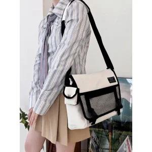 윤슬디자인 플레이플 메신저 학원 초등학생 중학생 고학년 크로스 학원가방